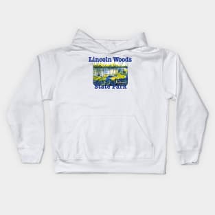 Lincoln Woods State Park, Rhode Island Kids Hoodie